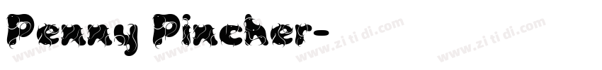 Penny Pincher字体转换